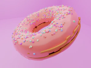 Пончик 3 3D Модель