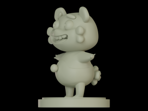 Smiley Panda 3D Print Model