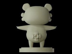 Smiley Panda 3D Print Model