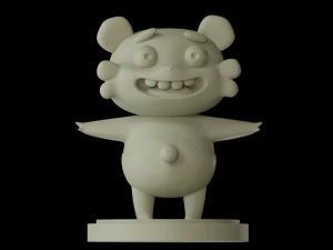 Smiley Panda 3D Print Model