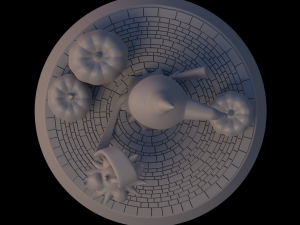Mimikyu Pumpkin field 3D Принт Модель