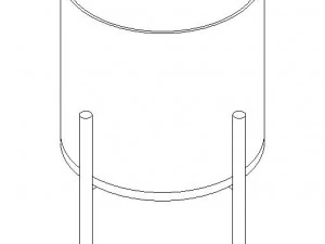 फूल के बर्तन 3D मॉडल