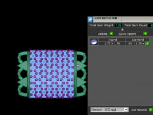 DIAMANT STIJLVOLLE ARMBAND 3D printmodel