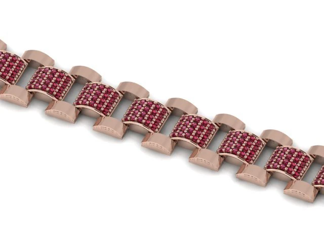 HIGHLY SOLD ONLINE DIAMOND BRACELET LINK FOR ALL CAM MACHINE 3D Print Model .c4d .max .obj .3ds .fbx .stl .blend 
