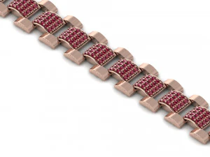 HIGHLY SOLD ONLINE DIAMOND BRACELET LINK FOR ALL CAM MACHINE 3D Print Model