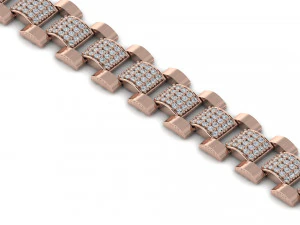 HIGHLY SOLD ONLINE DIAMOND BRACELET LINK FOR ALL CAM MACHINE 3D Print Model