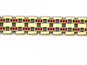HIGH QUALITY DIAMOND BRACELET LINK JEWELRY FOR ALL CAM MACHINE 3D Print Model