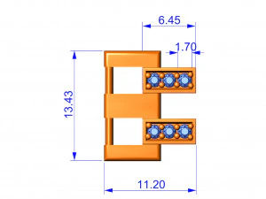 HIGH QUALITY DIAMOND BRACELET LINK JEWELRY FOR ALL CAM MACHINE 3D Print Model