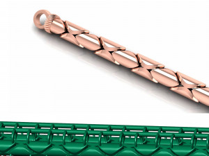 Highly Premium Chain 3D Printing Models Directly Castable Model 3D