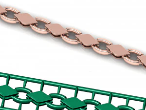 DLP 및 LCD 캠으로 직접 주조 가능한 최고 판매 체인 7인치 3D 프린트 모델