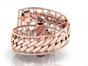 10mm Cuban Link Bracelet 3D Print Model