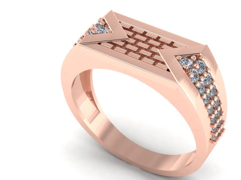 Anel masculino Modelo de Impressão 3D