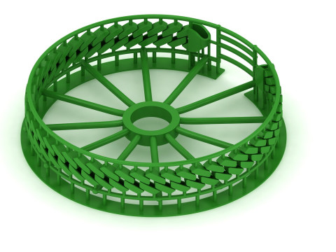 7MM SPIRAL TYPE CUBAN BRACELET READY TO PRINT TESTED 3D Print Model