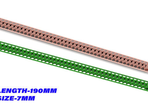 7MM SPIRAL TYPE CUBAN BRACELET READY TO PRINT TESTED 3D-Druckmodell
