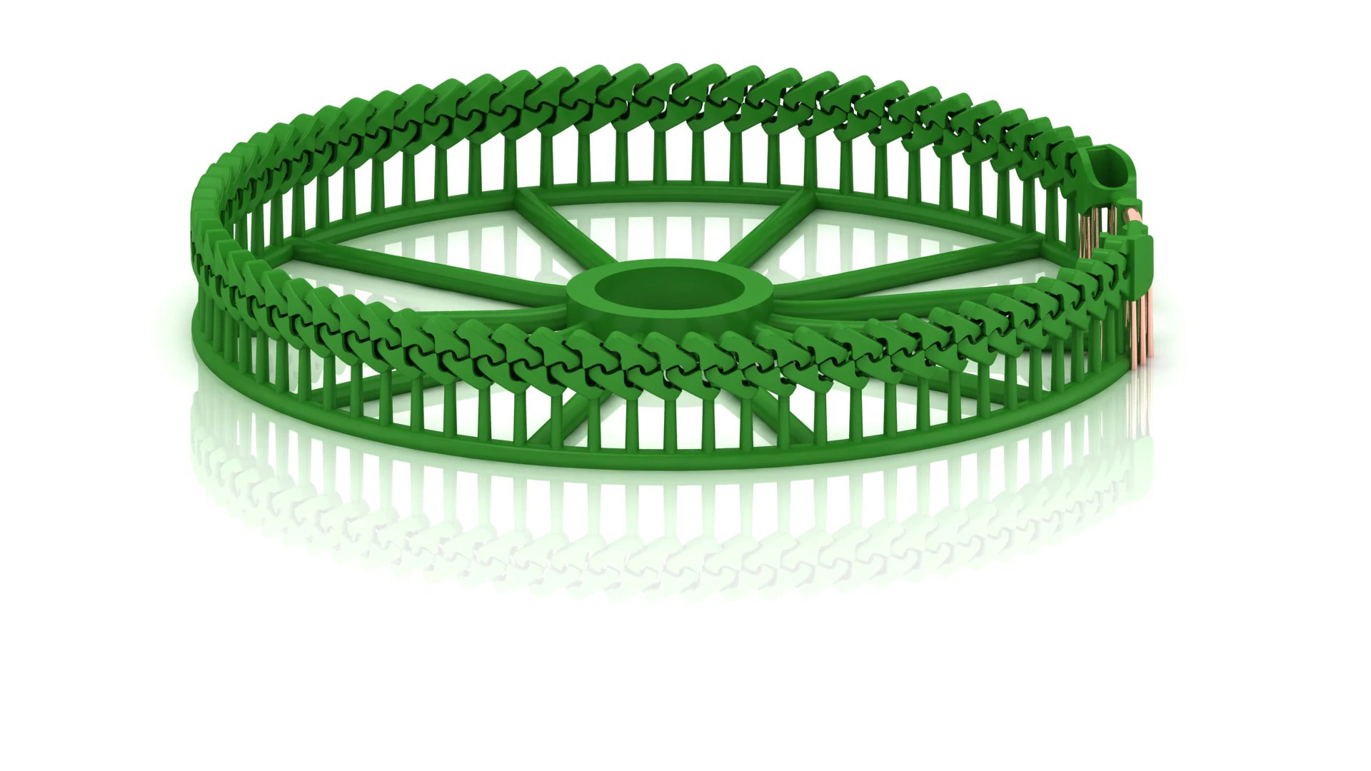 5 MM NEW Spiral Type Cuban Bracelet Ready to Print STL Tested High-Quality Design 3D Print Model .c4d .max .obj .3ds .fbx .stl .blend 
