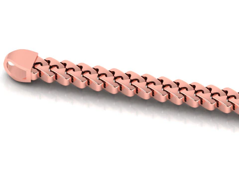 5 MM NEW Spiral Type Cuban Bracelet Ready to Print STL Tested High-Quality Design 3D Print Model