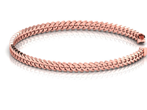 5 MM NEW Spiral Type Cuban Bracelet Ready to Print STL Tested High-Quality Design 3D 프린트 모델
