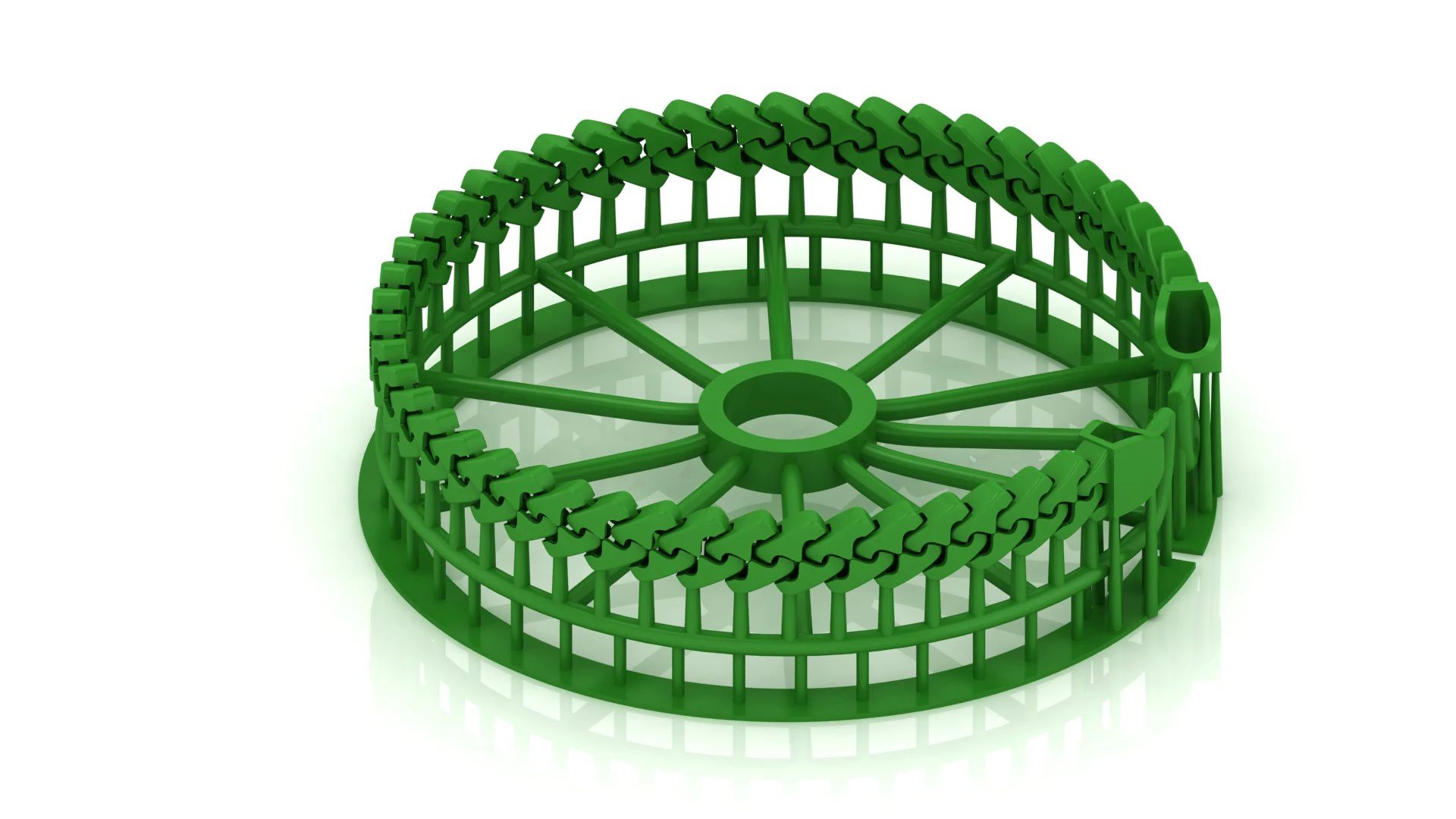 7 MM NEW Spiral Type Cuban Bracelet Ready to Print STL Tested High-Quality Design 3D Print Model .c4d .max .obj .3ds .fbx .stl .blend 