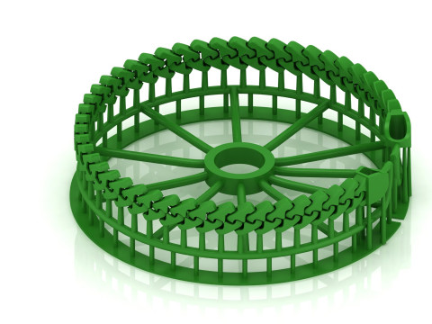7 MM NEW Spiral Type Cuban Bracelet Ready to Print STL Tested High-Quality Design 3D Print Model