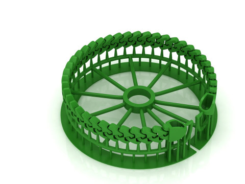 8 MM NEW Spiral Type Cuban Bracelet Ready to Print STL Tested High-Quality Design Model Cetak 3D