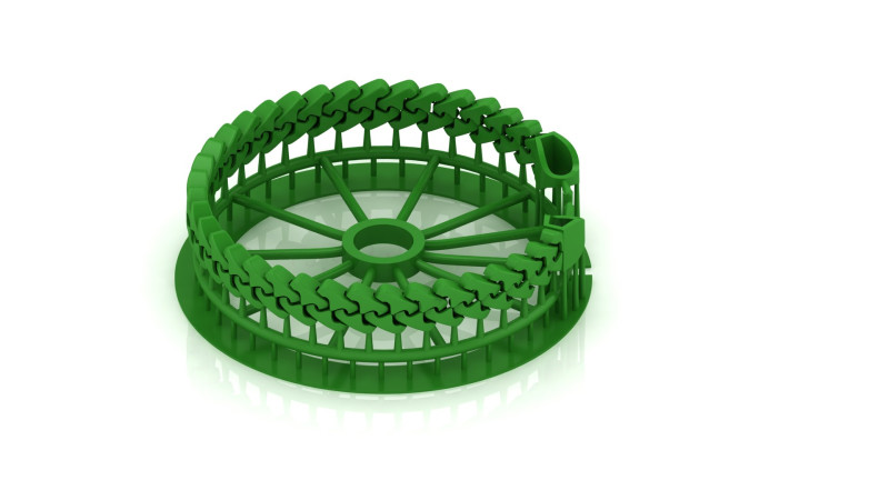 9 MM NEW Spiral Type Cuban Bracelet Ready to Print STL Tested High-Quality Design 3D Принт Модель .c4d .max .obj .3ds .fbx .stl .blend