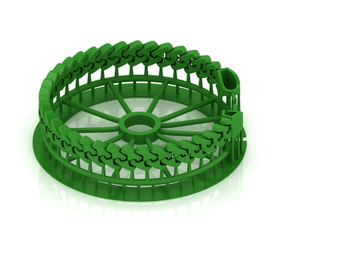 9 MM NEW Spiral Type Cuban Bracelet Ready to Print STL Tested High-Quality Design 3D Print Model