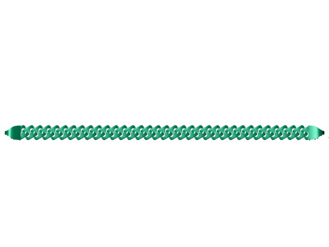 9 MM NEW Spiral Type Cuban Bracelet Ready to Print STL Tested High-Quality Design 3D Принт Модель