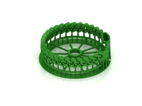 11 MM NEW Spiral Type Cuban Bracelet Ready to Print STL Tested High-Quality Design 3D Print Model