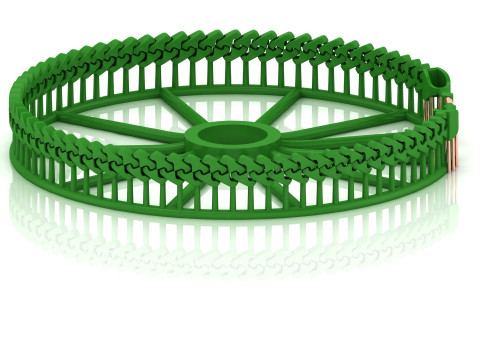 5-11MM NEW Spiral Type Cuban Bracelet Ready to Print STL Tested High-Quality Design 3D Baskı Modeli