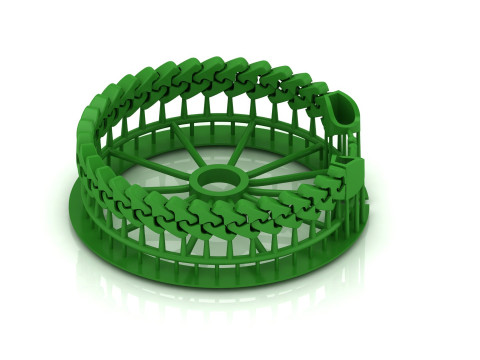 5-11MM NEW Spiral Type Cuban Bracelet Ready to Print STL Tested High-Quality Design 3D Baskı Modeli