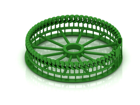 6mm SPIRAL 3D Oval CUBAN BRACELET OR CHAIN OR NECKLACE Modelo de Impressão 3D