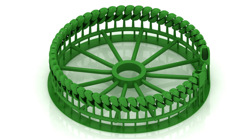 7mm SPIRAL 3D Oval CUBAN BRACELET OR CHAIN OR NECKLACE 3D Baskı Modeli .c4d .max .obj .3ds .fbx .stl .blend