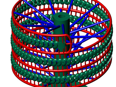6MM Oval CUBAN FULL CHAIN TREE READY TO PRINT 3D-Druckmodell
