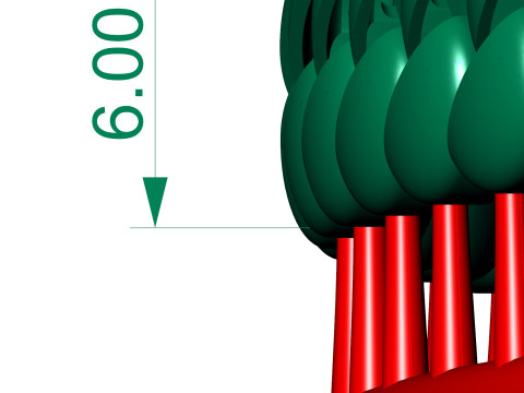6MM Oval CUBAN FULL CHAIN TREE READY TO PRINT 3D-Druckmodell
