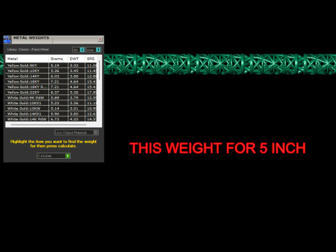 Beautiful chain or bracelet jewelry for all cam machine Modèles 3D en vedette