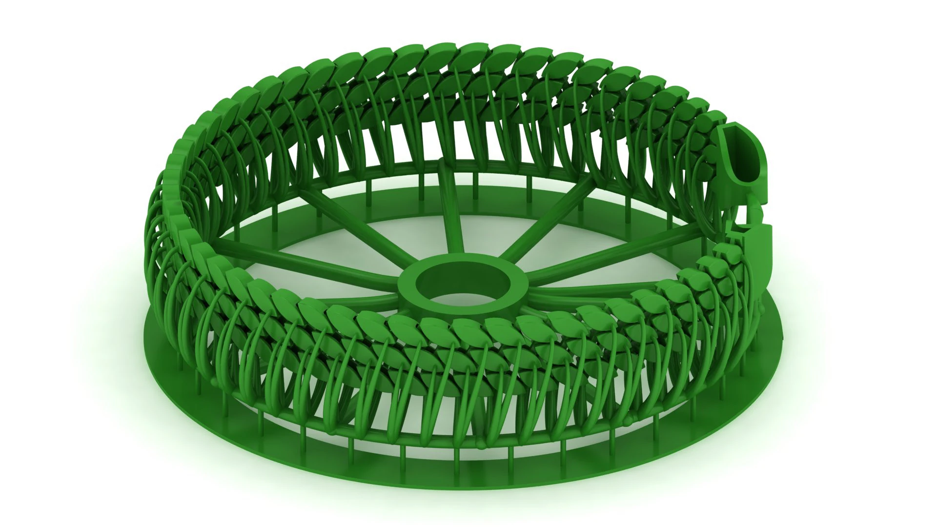 10 MM Beautiful 3 line SPIRAL cuban bracelet jewelry for all cam machine 3D Print Model .c4d .max .obj .3ds .fbx .stl .blend 