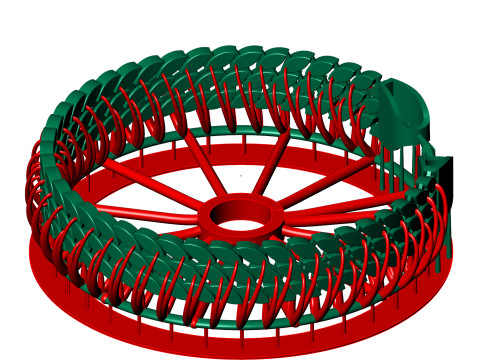 11 MM Beautiful 3 line SPIRAL cuban bracelet jewelry for all cam machine Modelo de impresión 3D