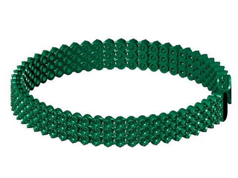 13MM Elegant SPIRAL Single Stone 3D Printed Bracelet Ready to Print STL File 3D Print Model