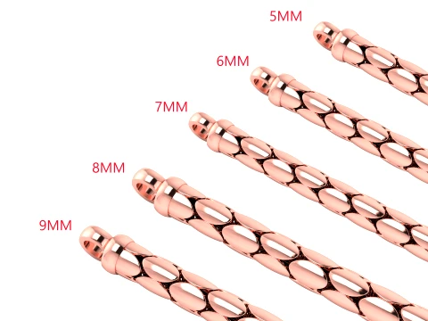 5 Size STRICK TOP PERMIUM UNISEX BRACELET READY TO PRINT 3D Print Model