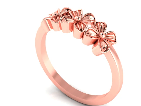 Wedding engagement women ring 3dm stl render L1 3D Print Model