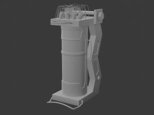 Sci-fi Tube 3D Model