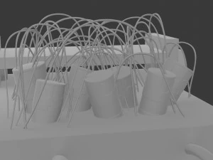 Sci-fi Tube 3D Model