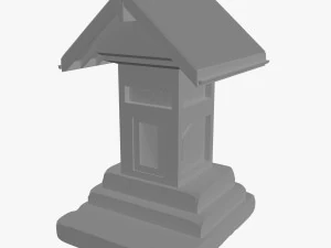 일본 신사 3D 모델