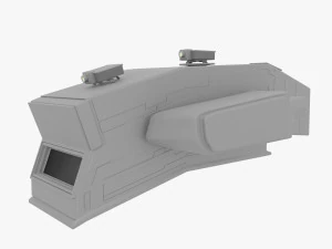 Astronave di fantascienza Modello 3D