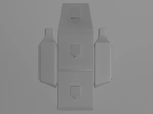 Sci-fi Spaceship 3D Model