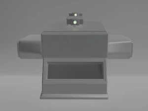 Sci-fi Spaceship 3D Model