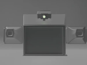 Sci-fi Spaceship 3D Model
