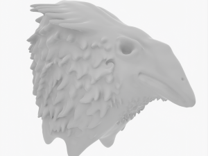 Weird Bird 3D Sculpt Modello 3D