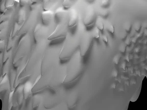 Weird Bird 3D Sculpt 3D Model