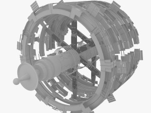 Space Station 3D 모델